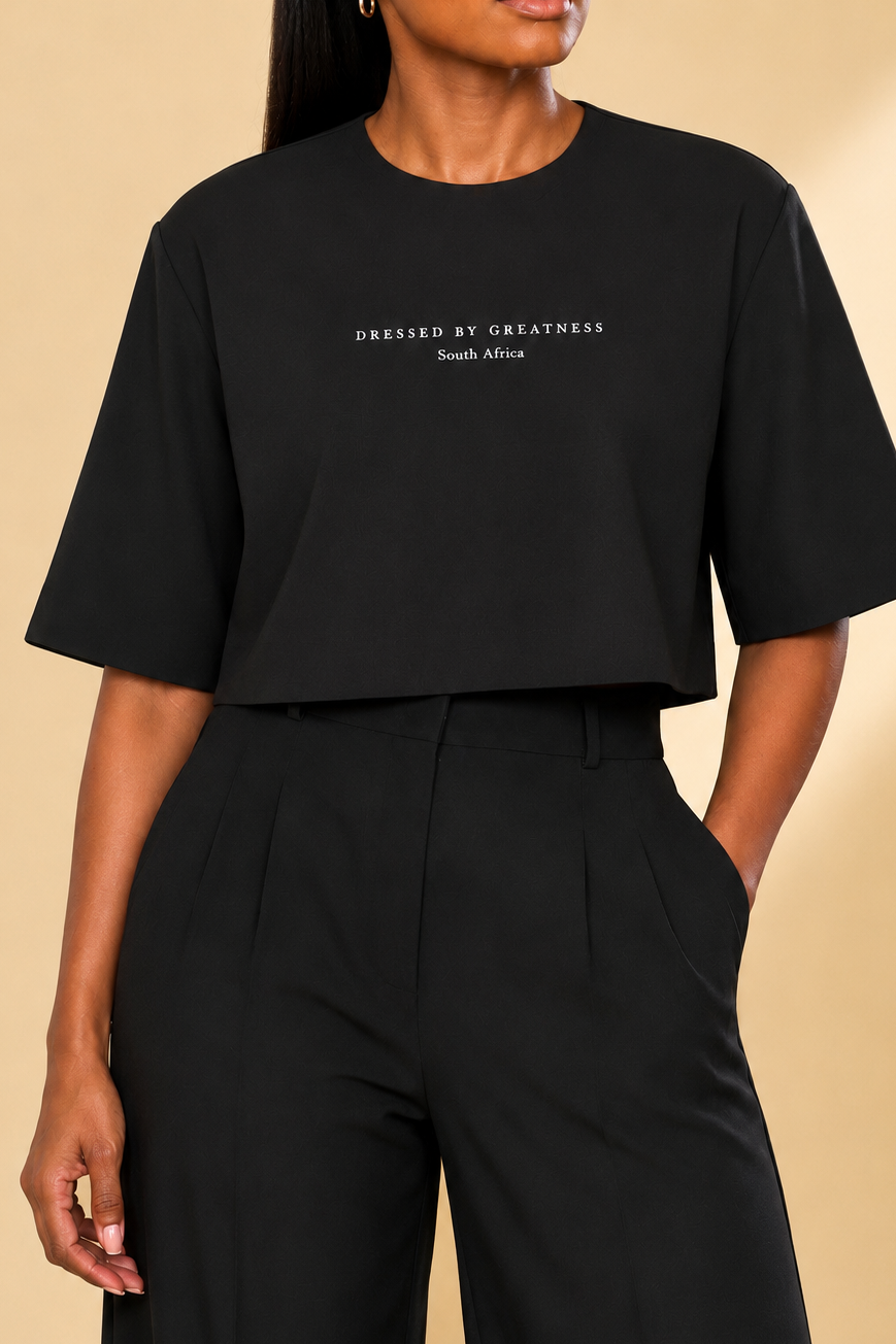 Boxy cropped top